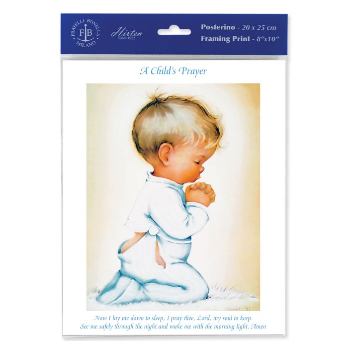8" x 10" Praying Boy Print (Pack of 3)