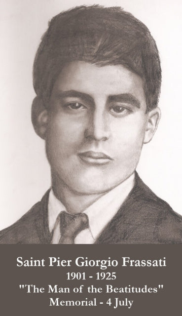 St. Pier Giorgio Frassati LAMINATED Prayer Card, 5-Pack