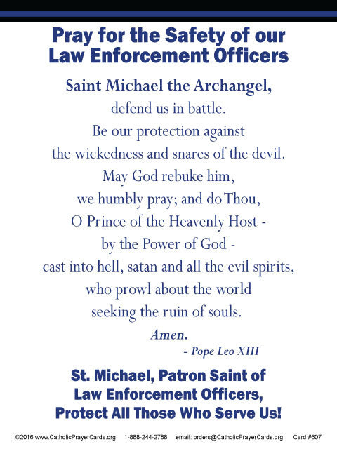 Saint Michael Biography Pamphlet and Patron Saint Medal Keep God in Life