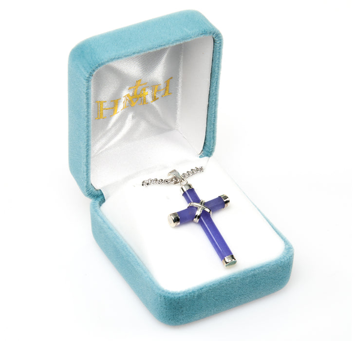 Genuine Amethyst Cross Keep God in Life