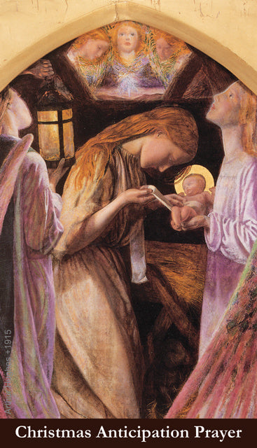 Christmas Anticipation Prayer Card, 10-Pack Keep God in Life