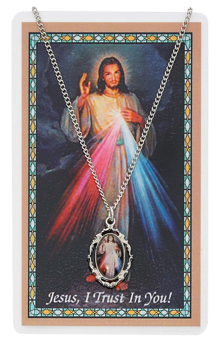 (PSD728) DIVINE MERCY PRAYER CARD SET Keep God in Life
