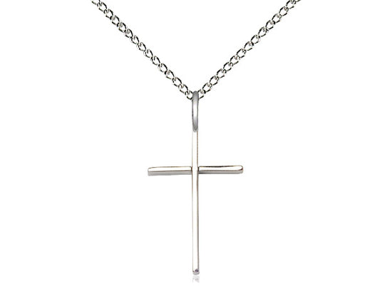 Wire Cross Pendant with Light Curb Chain Keep God in Life