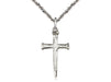 Nail Cross with French Rope Chain Keep God in Life