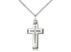 Cross Within a Cross Pendant with Curb Chain Keep God in Life