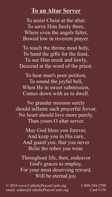 St. John Berchmans LAMINATED Prayer Card, 5-Pack