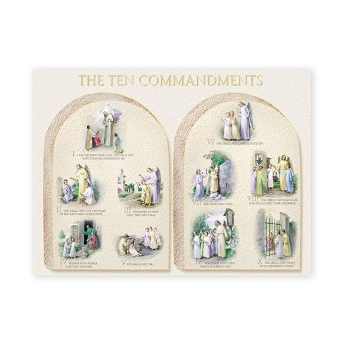 19" x 27" The Ten Commandments Poster