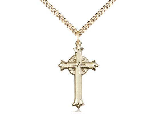 Holy Cross Pendant with Curb Chain Keep God in Life