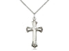 Ridged Cross with Light Curb Chain Keep God in Life