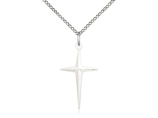 Guiding Cross Pendant with Curb Chain Keep God in Life