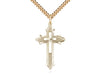 Cross on a Cross Pendant with Curb Chain Keep God in Life