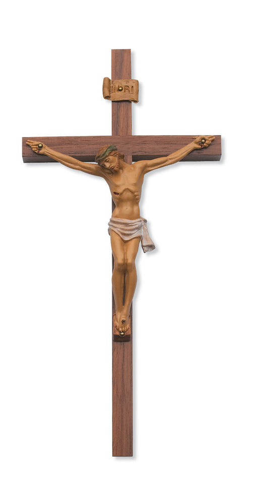 Walnut Wall Cross, 24 inches Keep God in Life