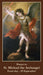 St. Michael LAMINATED Holy Card, 5 Pack Keeping God in Sports