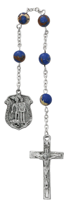 Police Officer with St. Michael Chaplet Keep God in Life