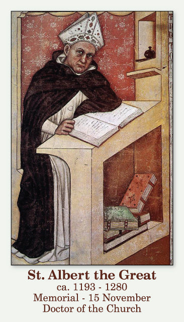 St. Albert LAMINATED Prayer Card, 5-Pack