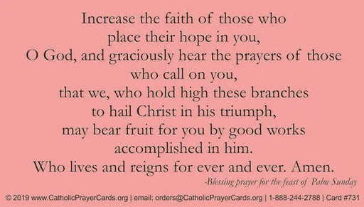 Hosanna in the Highest Prayer Card (10 Pack) Keeping God in Sports