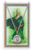 Saint Patrick Pewter Medal Necklace with Prayer Card Keep God in Life
