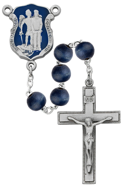 St. Michael Police Officer Rosary, Enamel Keep God in Life