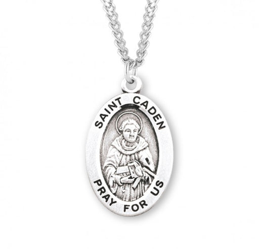 Saint Caden Sterling Silver Medal Necklace Keep God in Life