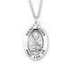Saint Caden Sterling Silver Medal Necklace Keep God in Life