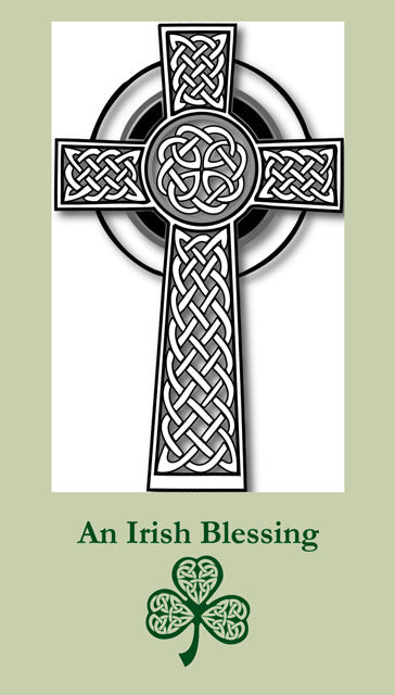 Irish Blessing LAMINATED Prayer Card, 5 Pack