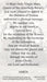 Our Lady of Fatima LAMINATED Prayer Card, 5-Pack Keep God in Life