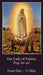 Our Lady of Fatima LAMINATED Prayer Card, 5-Pack Keep God in Life