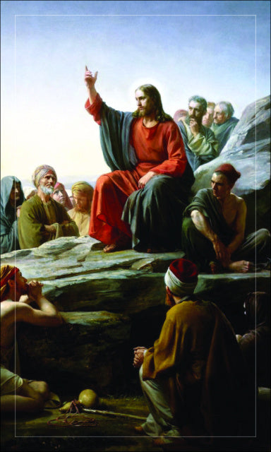 Prayer for the Hungry LAMINATED Holy Card, 5-Pack Keep God in Life