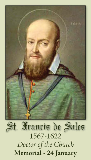 St. Francis de Sales Prayer Card, 10-Pack Keep God in Life