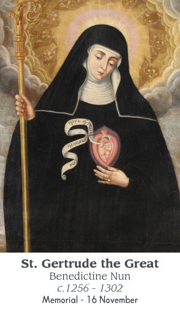 St. Gertrude Prayer Cards (10 Pack) Keeping God in Sports