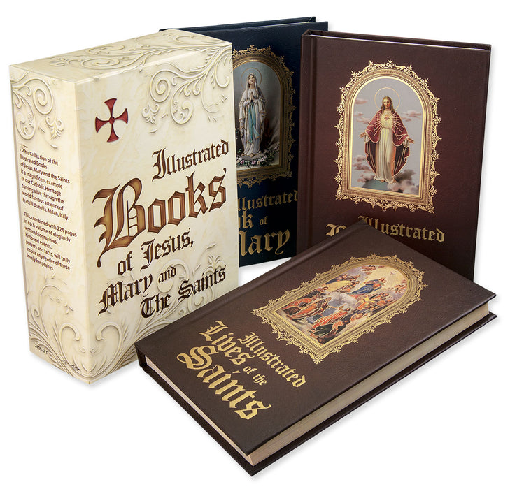 Illustrated Book of Jesus, Mary, and Saints