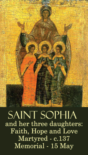 St. Sophia Prayer Card, 10-Pack Keep God in Life