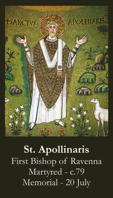 St. Apollinaris Prayer Card, 10-Pack Keep God in Life