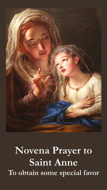 St. Anne Prayer Card, 10-Pack Keep God in Life
