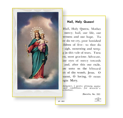 Hail Holy Queen Holy Card Keep God in Life