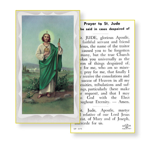 Saint Jude Holy Card Keep God in Life