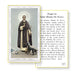 Saint Martin de Porres Holy Card Keep God in Life