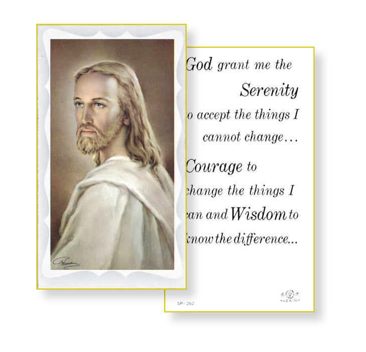 Serenity Prayer Holy Card Keep God in Life