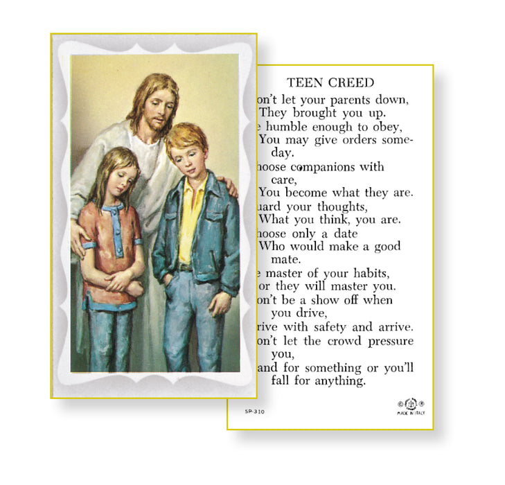 Christ the Comforter Holy Card Keep God in Life