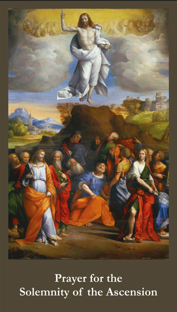 Solemnity of Ascension Prayer Card (10 Pack) Keep God in Life