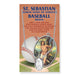 Saint Sebastian Men's Oval Baseball Medal Keep God in Life