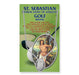 Saint Sebastian Men's Oval Golf Medal Keep God in Life