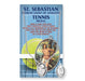 Saint Sebastian Men's Oval Tennis Medal Keep God in Life