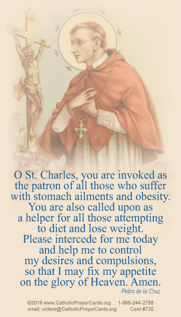 St. Charles Prayer Card, 10-Pack Keep God in Life