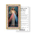 Divine Mercy LAMINATED Prayer Card, 5-Pack Keep God in Life