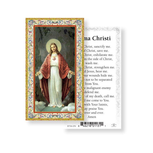 Anima Christi LAMINATED Prayer Card, 5-Pack Keep God in Life