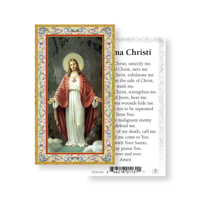 Anima Christi LAMINATED Prayer Card, 5-Pack Keep God in Life