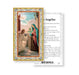 Angelus Prayer Gold-Stamped Holy Card Keep God in Life