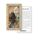 Saint Francis-Prayer for My Pet Gold-Stamped Holy Card Keep God in Life