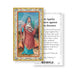 Saint Agatha Gold-Stamped Holy Card Keep God in Life